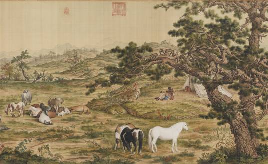 百骏图(清朗世宁画作)