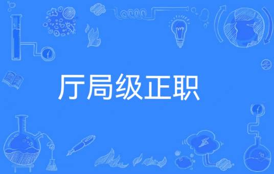 厅局级正职