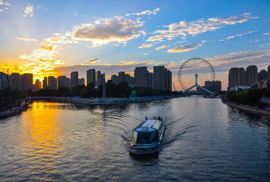 海河（渤海入海河流、中国华北地区最大水系）