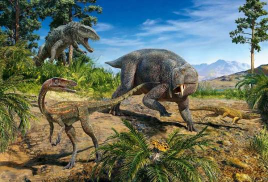 三叠纪（中生代的第一个纪）