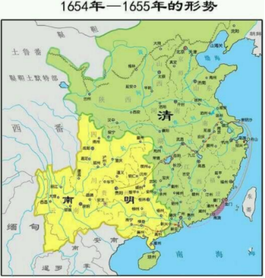 南明（明朝宗室在南方建立的多个政权的合称）