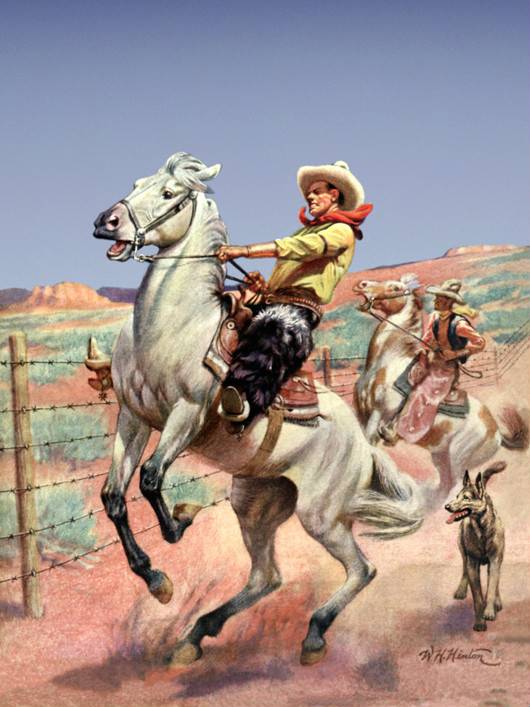 西部牛仔（18至19世纪美国史上开发西部先锋）