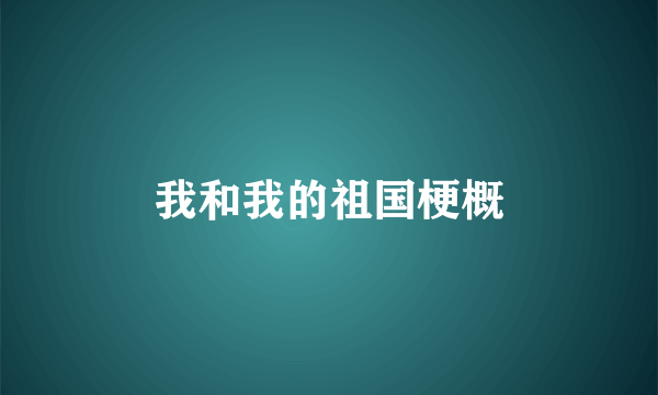 我和我的祖国梗概