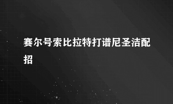 赛尔号索比拉特打谱尼圣洁配招