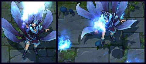 英雄联盟阿狸暗影妖狐皮肤有特效吗