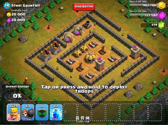 部落冲突副本31钢铁骑士团怎么刷