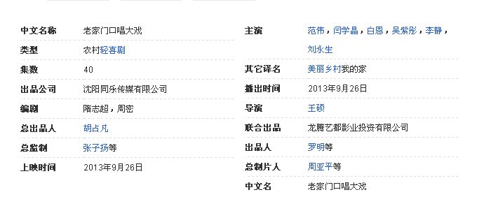 老家门口唱大戏在哪里拍的