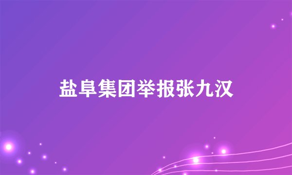 盐阜集团举报张九汉