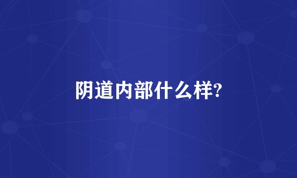 阴道内部什么样?
