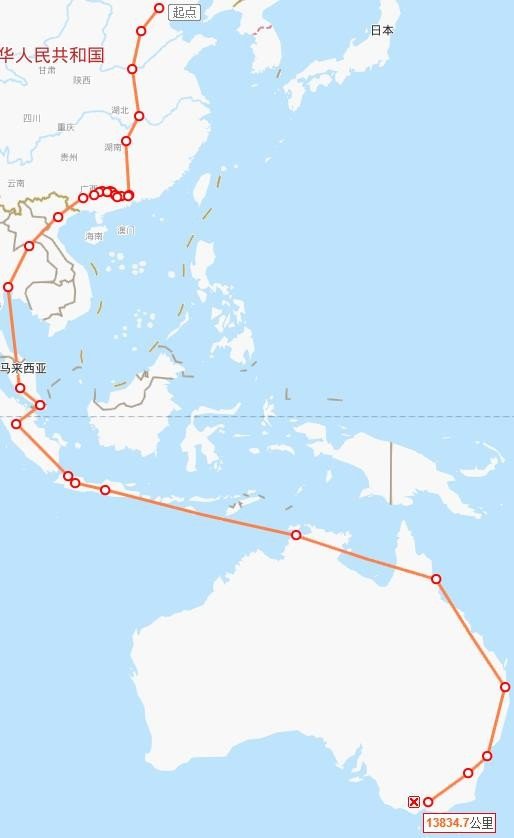 北京到墨尔本高铁