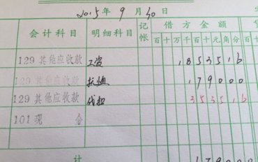 其他应付款的会计分录处理