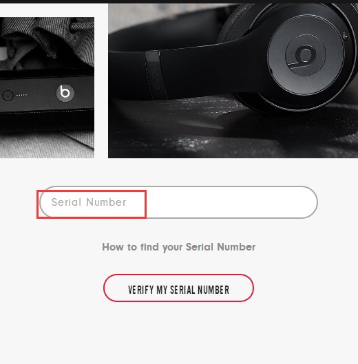 这个beats在哪查真伪啊