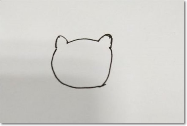 怎么画卡通小猫（