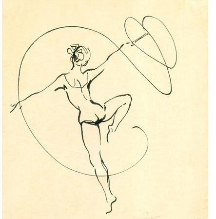 简单点的人物速写临摹图片