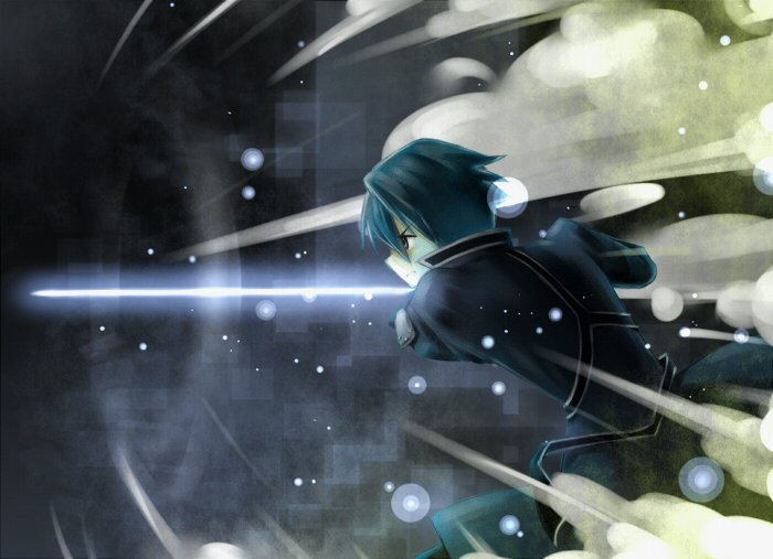 谁有刀剑神域桐人帅气的qq头像