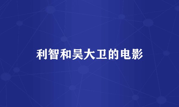 利智和吴大卫的电影