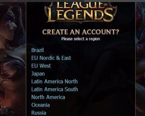 请问美服英雄联盟测试服怎么注册