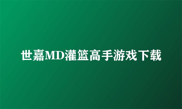 世嘉MD灌篮高手游戏下载