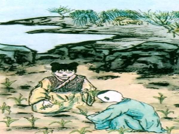 昼出耘田夜绩麻，村庄儿女各当家。童孙未解供耕织，也傍桑阴学种瓜。这首诗的作者是