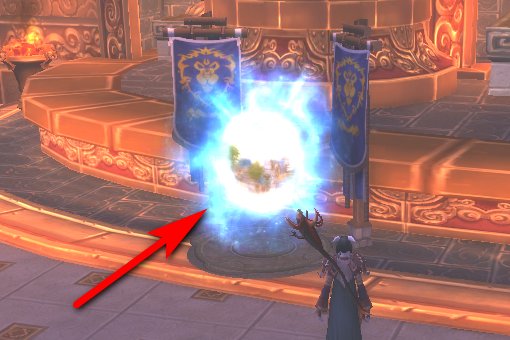 刚到90，锦绣谷回暴风的传送门在哪