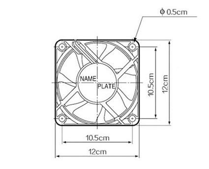 机箱散热风扇的尺寸是多少？