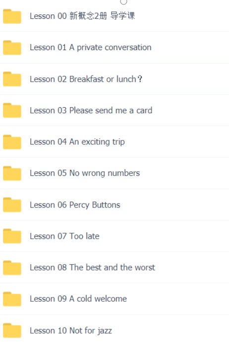 谁有新东方新概念英语第二册视频