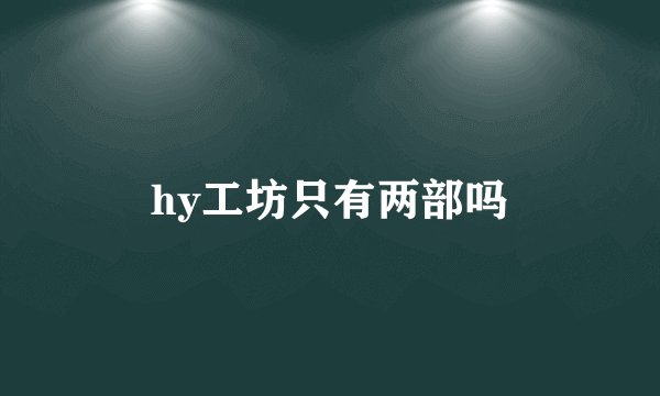 hy工坊只有两部吗