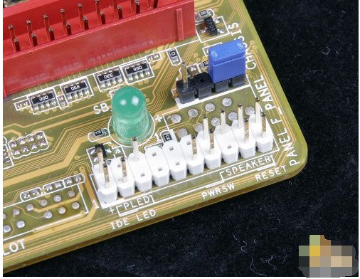 梅捷SY-I6H-L V4.1 谁能告诉我接线图怎么接开机重启线？