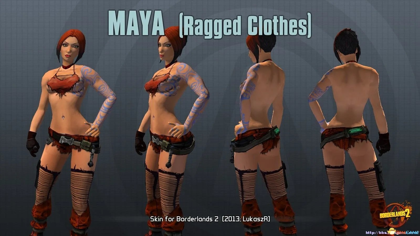 无主之地2 玛雅性感皮肤MOD 性感福利皆有