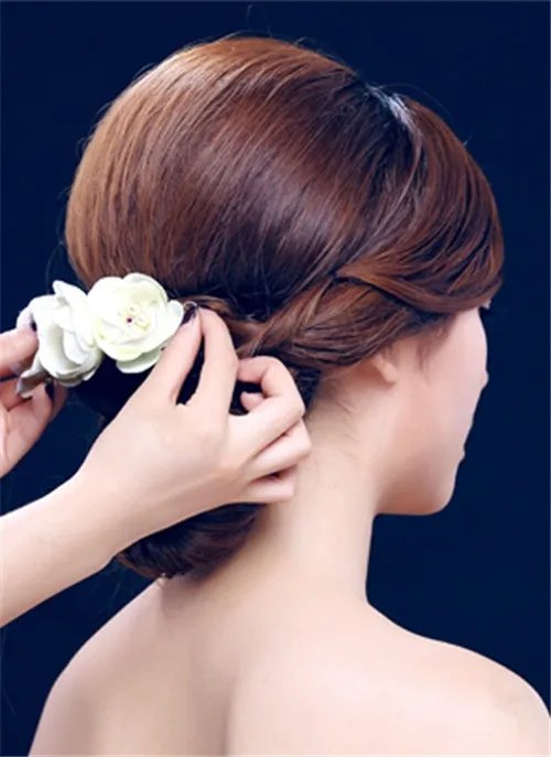 婚纱发型造型图片欣赏 简单新娘发型怎么做