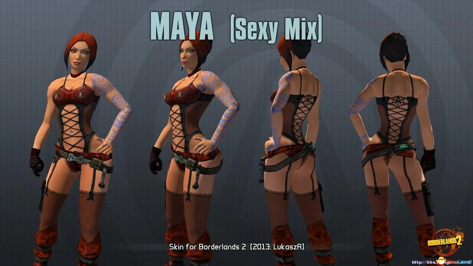 无主之地2 玛雅性感皮肤MOD 性感福利皆有