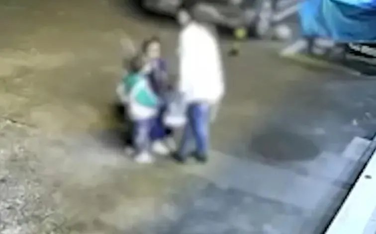 女子和两小孩被天降玻璃窗砸倒 已脱离生命危险