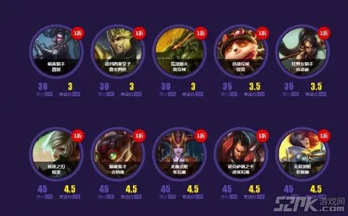 《英雄联盟LOL》幸运召唤师活动第三期 大量一折皮肤英雄