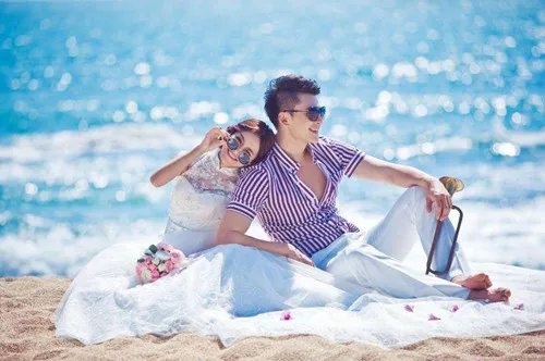 海景婚纱照风格推荐 什么时候才是拍海景的最佳天气