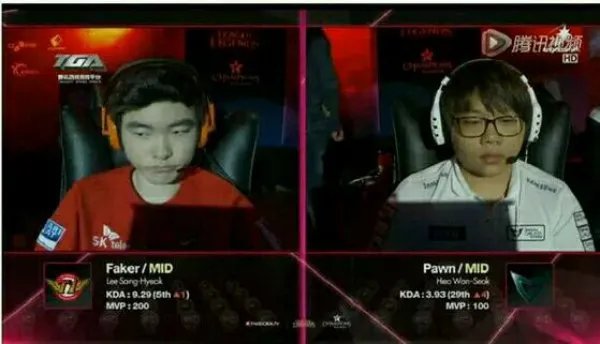 S5总决赛SKT遇到EDG Pawn和Faker几几开？