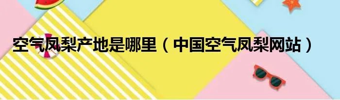 空气凤梨产地是哪里（中国空气凤梨网站）