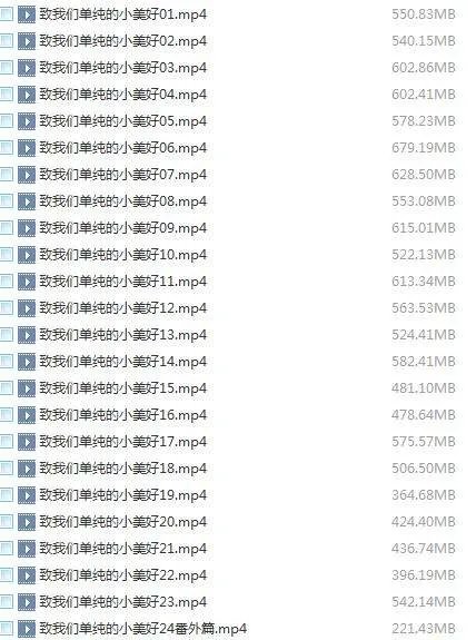 有致我们单纯的小美好百度云盘资源?