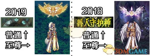 《DNF》2019年套和2018年套对比
