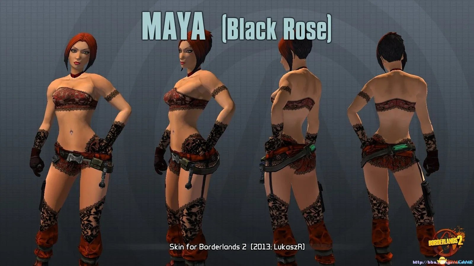 无主之地2 玛雅性感皮肤MOD 性感福利皆有