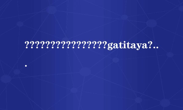 ????????????????gatitaya???? ??????????????????_????????