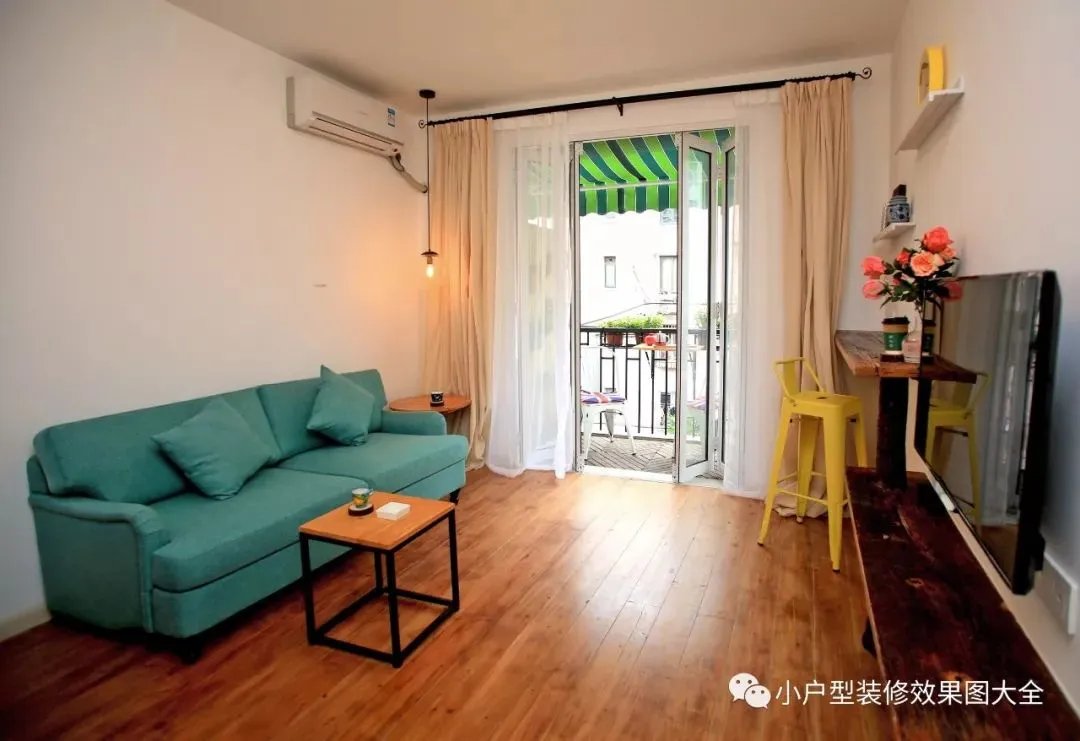 36㎡一居室小户型装修效果图，清新复古的中式风，越看越喜欢！