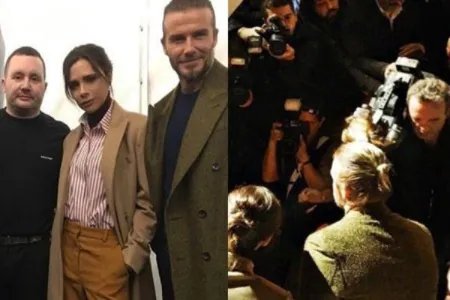 贝克汉姆遭围堵脾气瞬间爆发 现身男装周依旧引人关注