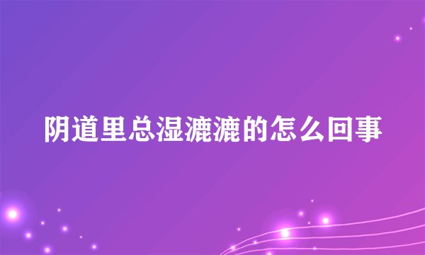 阴道里总湿漉漉的怎么回事