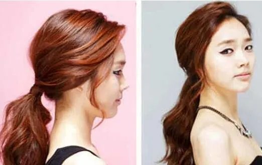 蓬松发型的扎法:蓬松感韩式发型的扎法图解