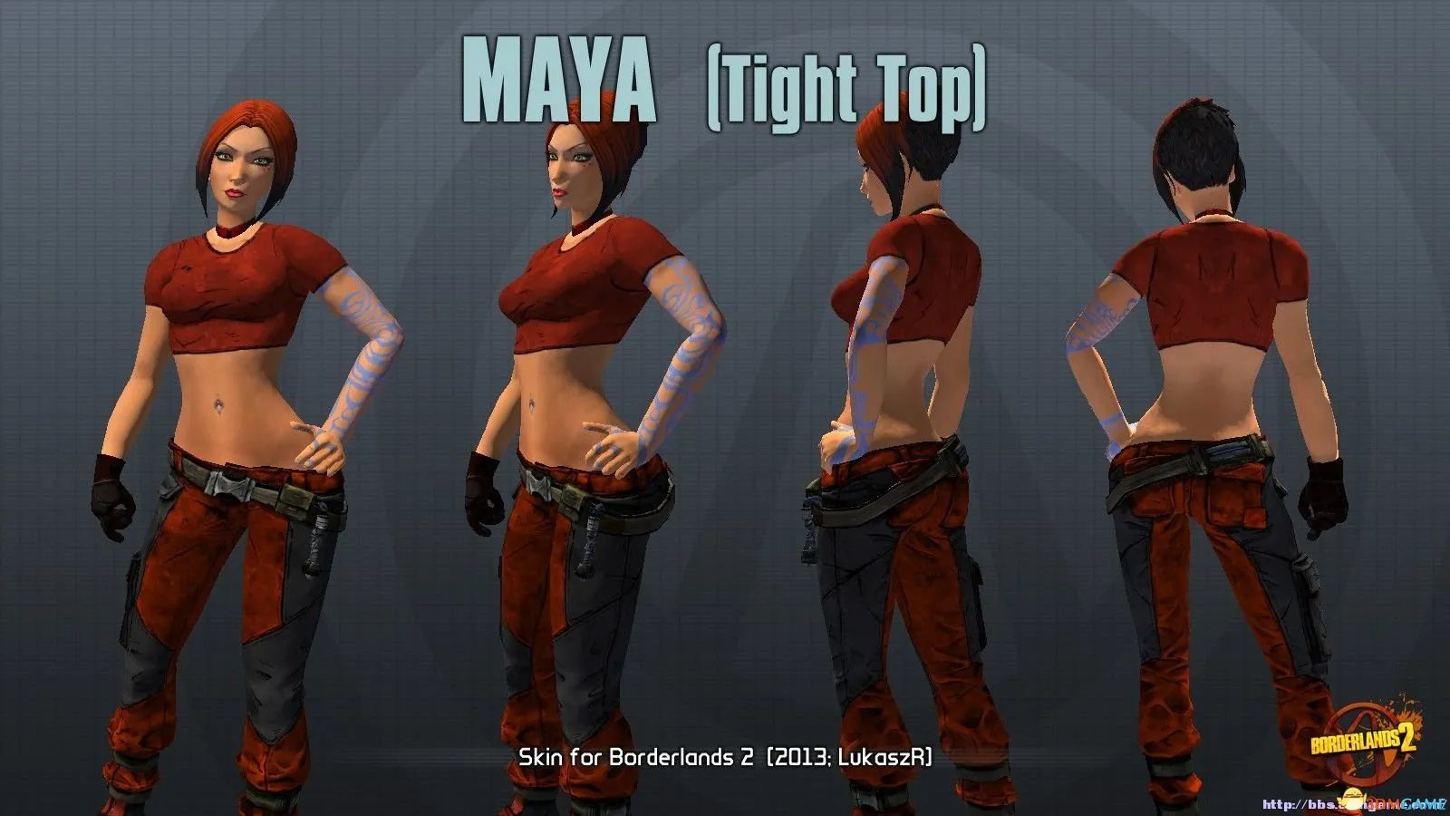 无主之地2 玛雅性感皮肤MOD 性感福利皆有