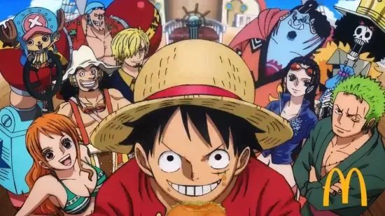 日本麦当劳《海贼王》联动广告 寻找传说中的大秘堡