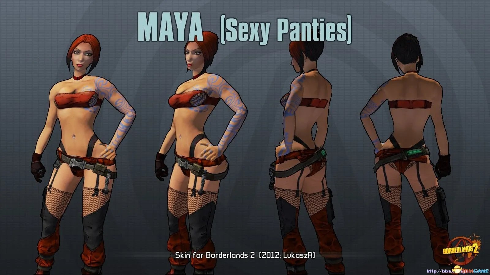 无主之地2 玛雅性感皮肤MOD 性感福利皆有