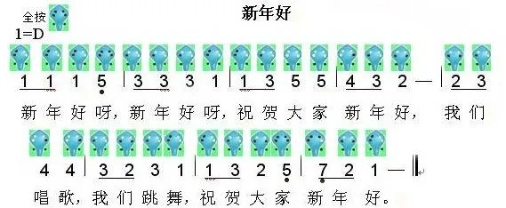 新年好儿童歌曲歌词