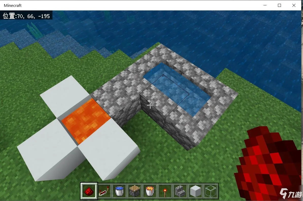 我的世界利用含水方块刷石头攻略 操作方法分享