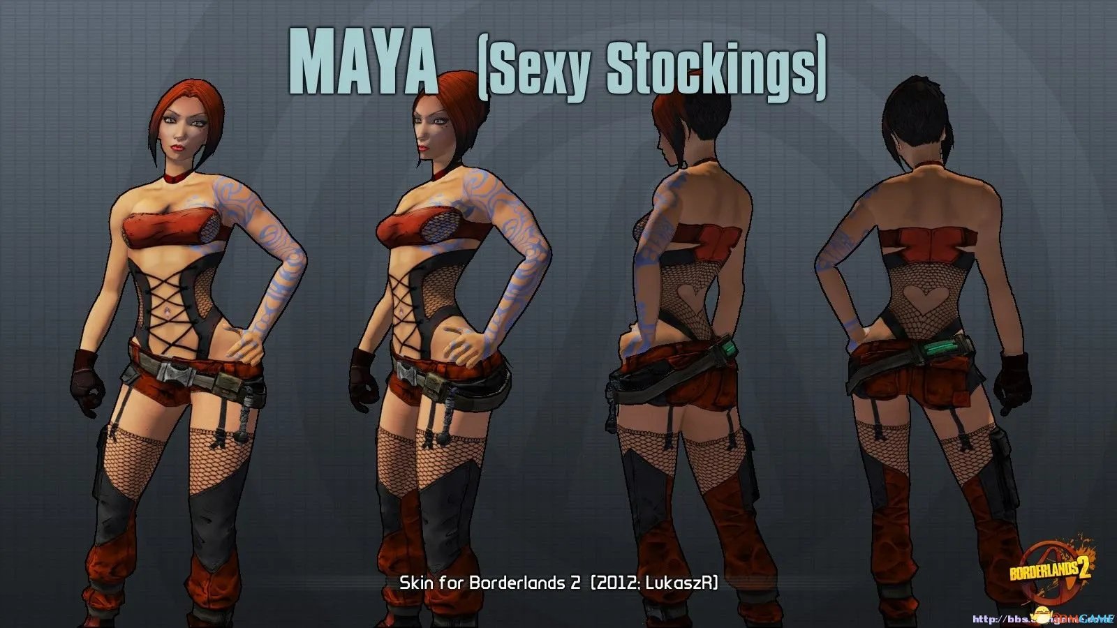 无主之地2 玛雅性感皮肤MOD 性感福利皆有